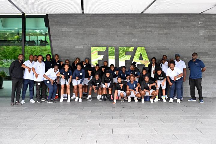 Namibia Women’s National Team visits the Home of FIFA