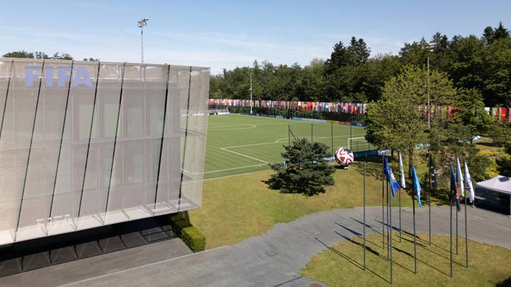 ZURICH, SWITZERLAND - JULY 10: General view of the Home of FIFA on 10 July, 2024 in Zurich, Switzerland. (Photo by Harold Cunningham - FIFA)