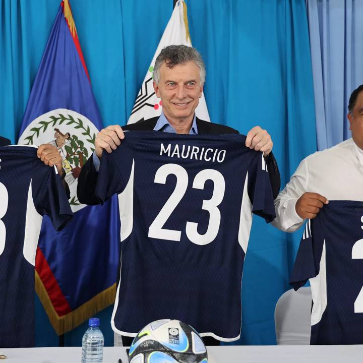 FIFA Foundation signs landmark MoU in Belize - branded shirts