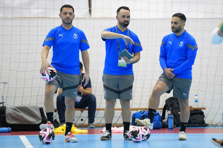 LILONGWE, MALAWI - JUN 12: New Zealand team trains during the FIFA Futsal World Cup 2024 (Photo by Gimranov Talgat - FIFA)