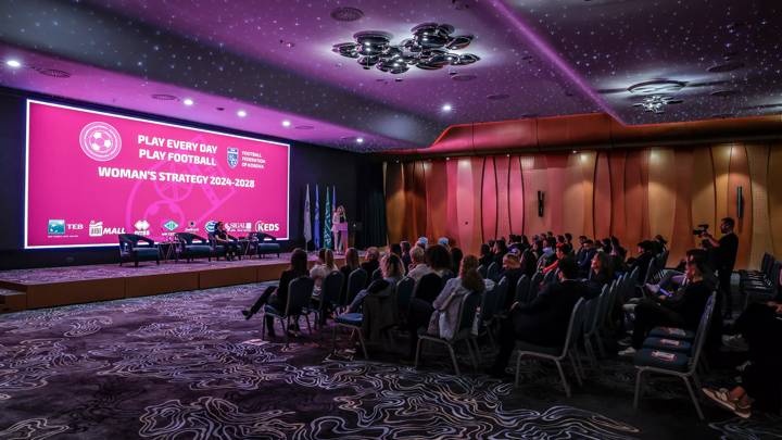 The Football Federation of Kosovo has officially launched its Women's Football Strategy at a splendid ceremony at the 'Emerald' hotel, attended by FIFA and UEFA representatives and esteemed guests.