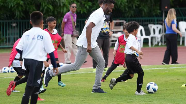 BANGKOK, THAILAND - MAY 17: A general view during Football for School at The Rajamangala National Stadium on May 17, 2024 in Bangkok, Thailand.  (Photo by Thananuwat Srirasant - FIFA/FIFA via Getty Images)