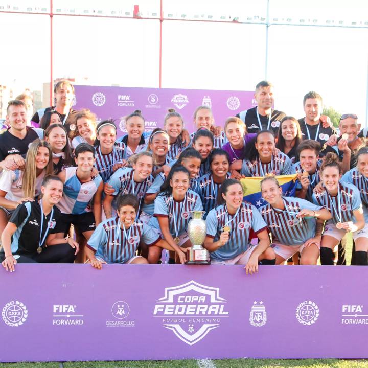 Image of the final of the Women Copa Federal of Argentina final between UAI Urquiza and Boca Juniors, played in Sarandi, Buenos Aires, February 12. Photo: courtesy of AFA Desarrollo