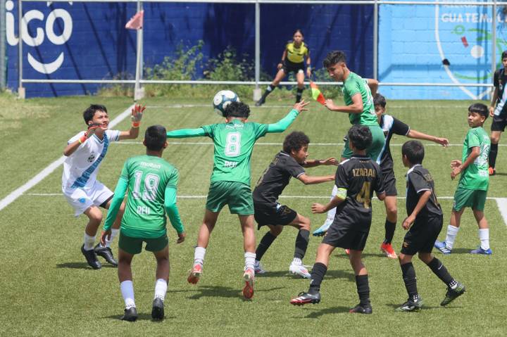 GUATEMALA - SEPTEMBER 7: A view of the action during the U-13 boys National Youth Tournament on September 7, 2024 in Guatemala. (Photo courtesy of FEDEFUT)