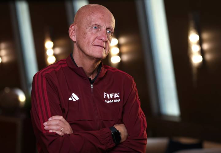 Pierluigi Collina, Chairman of the FIFA Referees Committee, attends the  FIFA Women's World Cup Referees Seminar