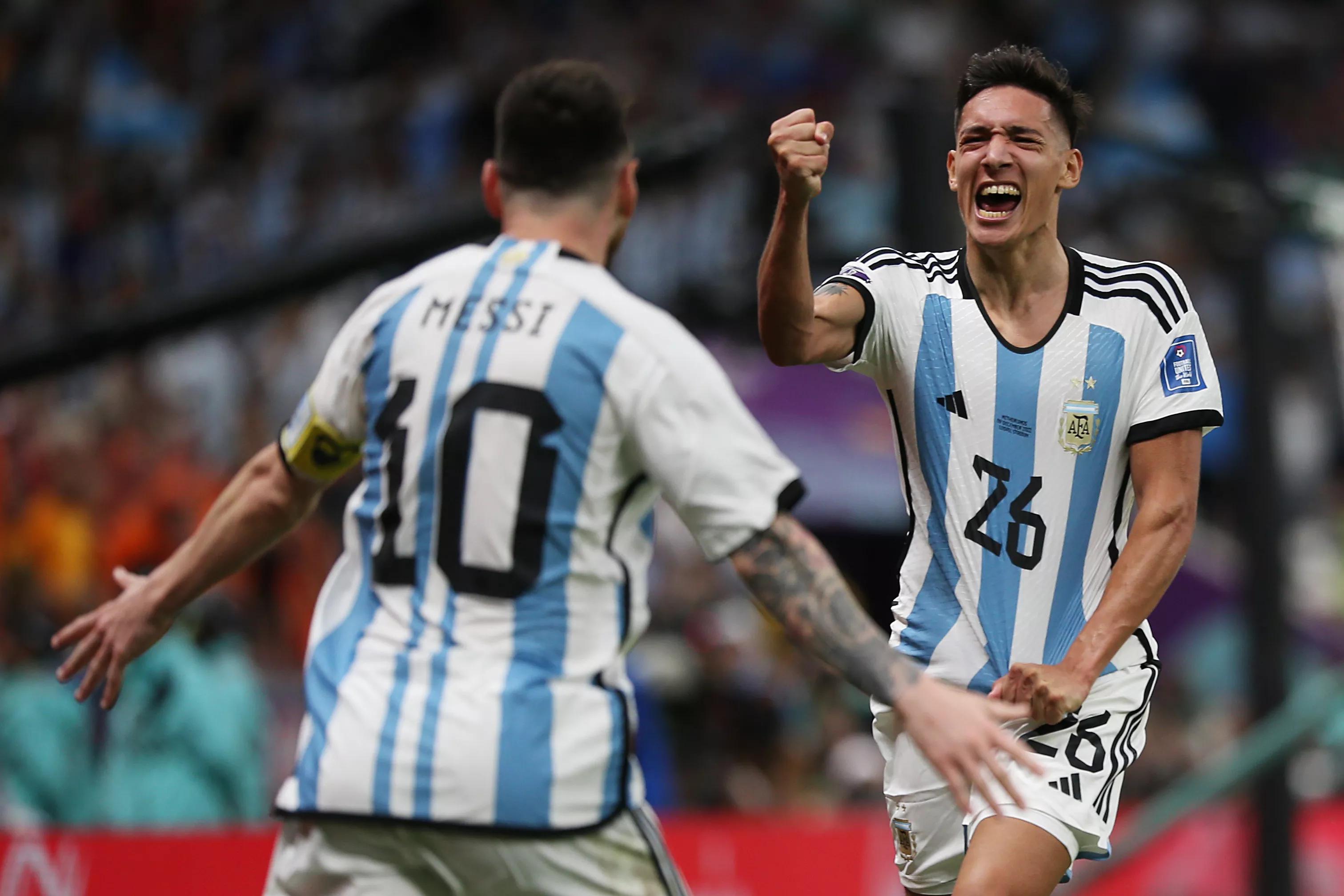 Nahuel Molina of Argentina during the FIFA World Cup, Qatar