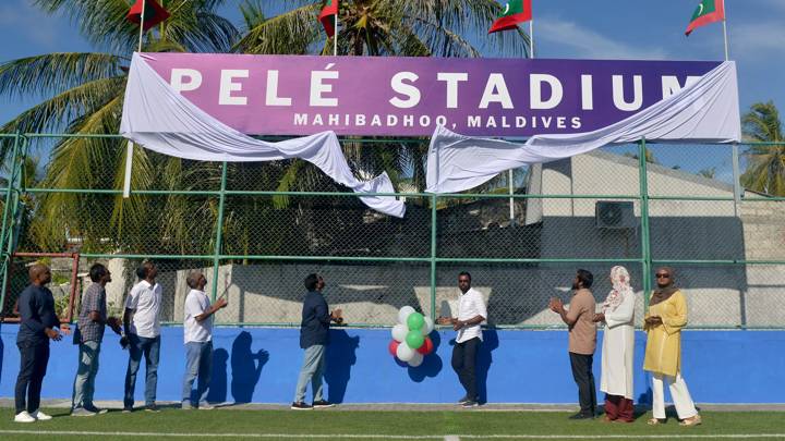 MALDIVES: Mahibadhoo Stadium renamed PELE STADIUM