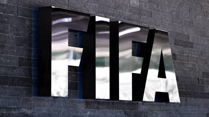 ZURICH, SWITZERLAND - JULY 8: A view of The FIFA Logo at HoF, Home of FIFA on July 08, 2022 in Zurich, Switzerland. (Photo by Harold Cunningham/FIFA)