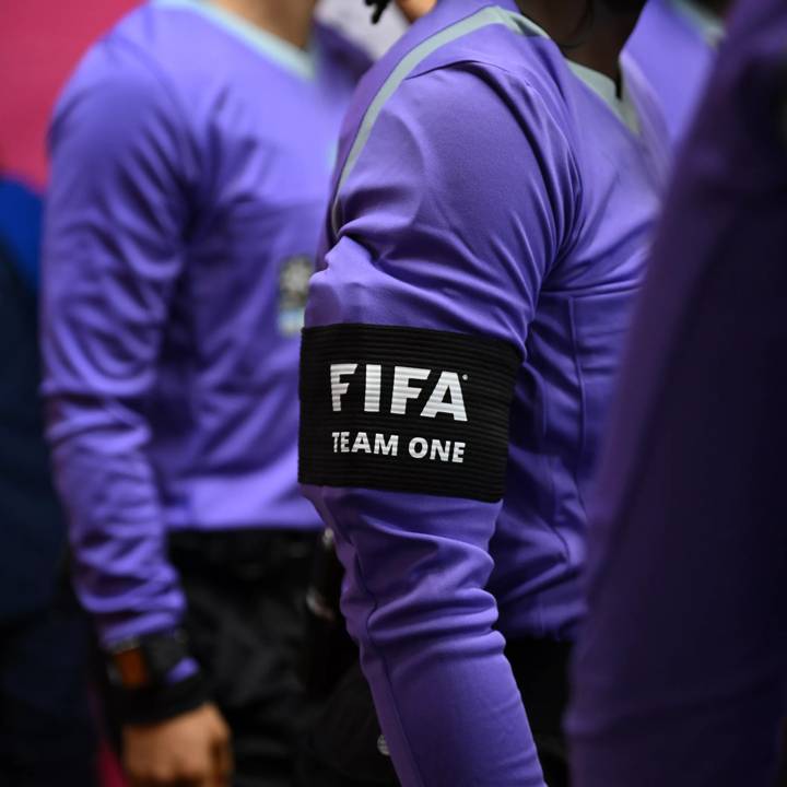 HAMILTON, NEW ZEALAND - AUGUST 02: FIFA Team One armband during the FIFA Women's World Cup Australia & New Zealand 2023 Group G match between Argentina and Sweden at Waikato Stadium on August 02, 2023 in Hamilton, New Zealand. (Photo by Hannah Peters - FIFA/FIFA via Getty Images)