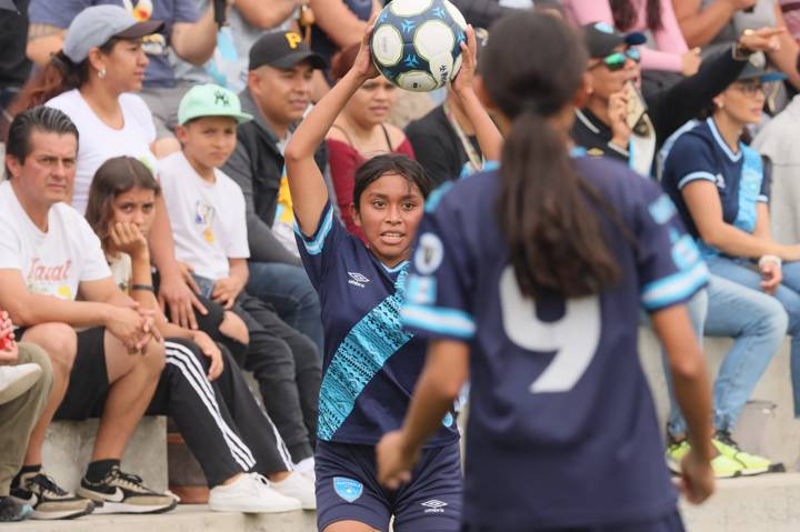 GUATEMALA - SEPTEMBER 7: A view of the action during the U-13 Girls National Youth Tournament on September 7, 2024 in Guatemala. (Photo courtesy of FEDEFUT)