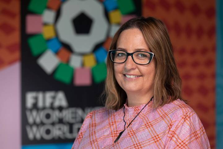 Paula Hansen pictured at the FIFA Women's World Cup 2023 Cultural Panel office