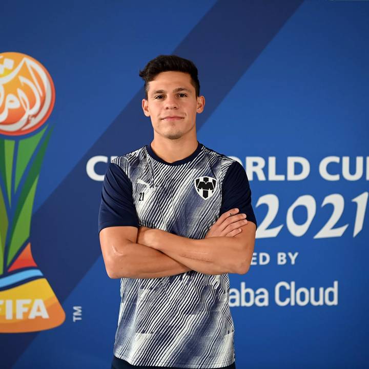 ABU DHABI, UNITED ARAB EMIRATES - FEBRUARY 04: Arturo Gonzalez of CF Monterrey poses for a portrait before the CF Monterrey training session at Al Nahyan Stadium on February 04, 2022 in Abu Dhabi, United Arab Emirates. (Photo by Michael Regan - FIFA/FIFA via Getty Images)