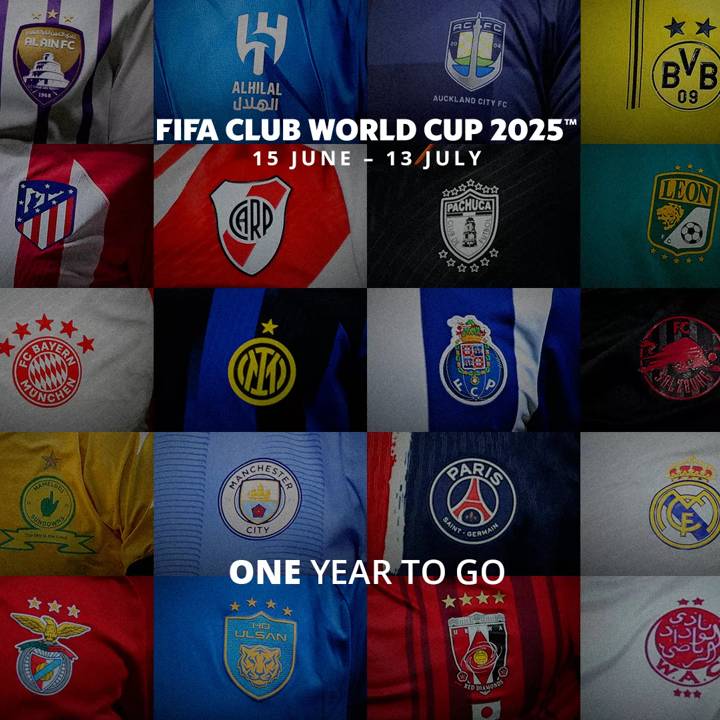 FIFA Club World Cup 2025 - one year to go