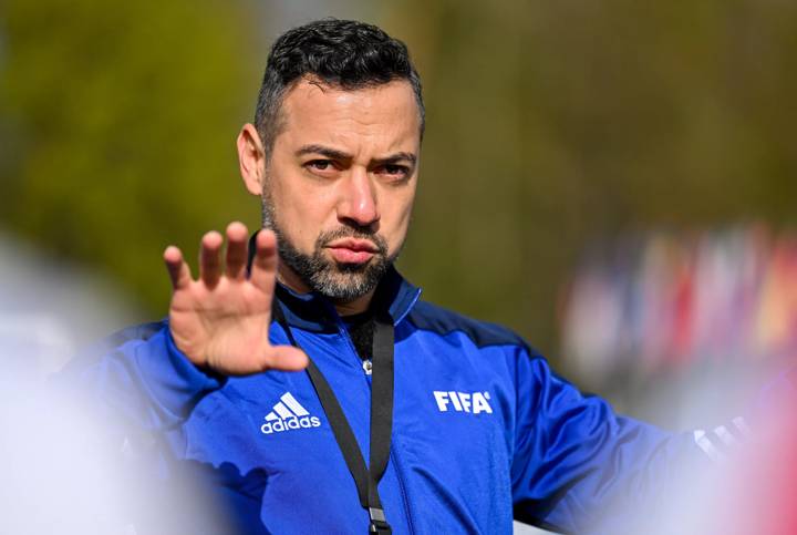 FIFA instructor Jonas Urias during the FTC Women's Football Filming at HoF