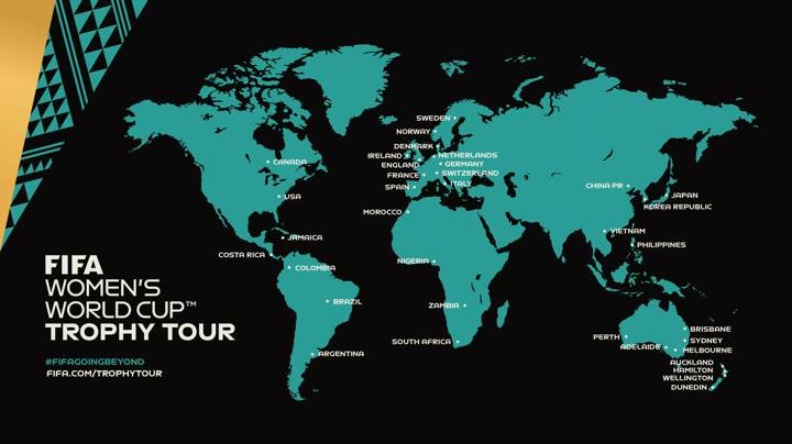 FIFA_Womens World Cup TrophyTour Map