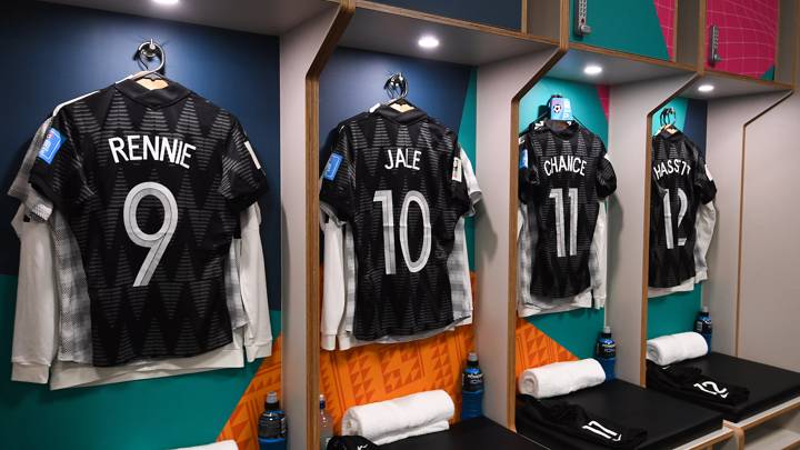 HAMILTON, NEW ZEALAND - FEBRUARY 20: A general view is seen of the New Zealand dressing room ahead of the International Friendly Match between New Zealand and Argentina which is part of the 2023 FIFA 2023 FIFA Women's World Cup Play Off Tournament at Waikato Stadium on February 20, 2023 in Hamilton, New Zealand. (Photo by Joe Allison - FIFA/FIFA via Getty Images)