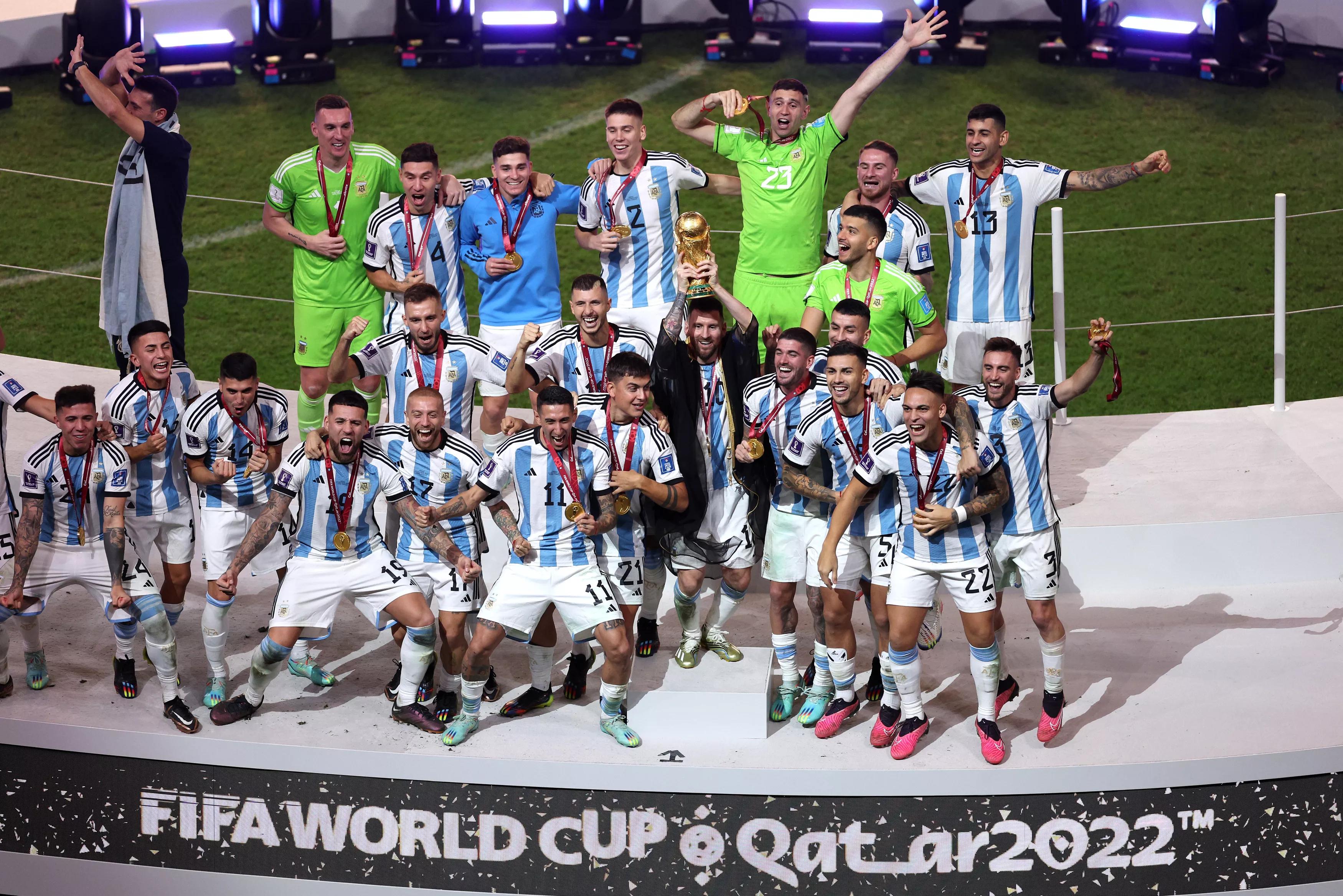 Argentina's players struggle to find words to sum up World Cup triumph