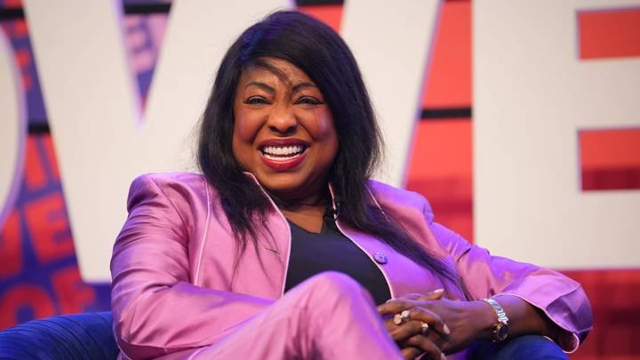 Adelaide, Australia - Auguest 08: FIFA Secretary General Fatma Samoura during the FIFA Women's World Cup Australia & New Zealand 2023 on August 08, 2023 in Adelaide, Australia. (Photo by Aitor Alcade - FIFA/FIFA via Getty Images)