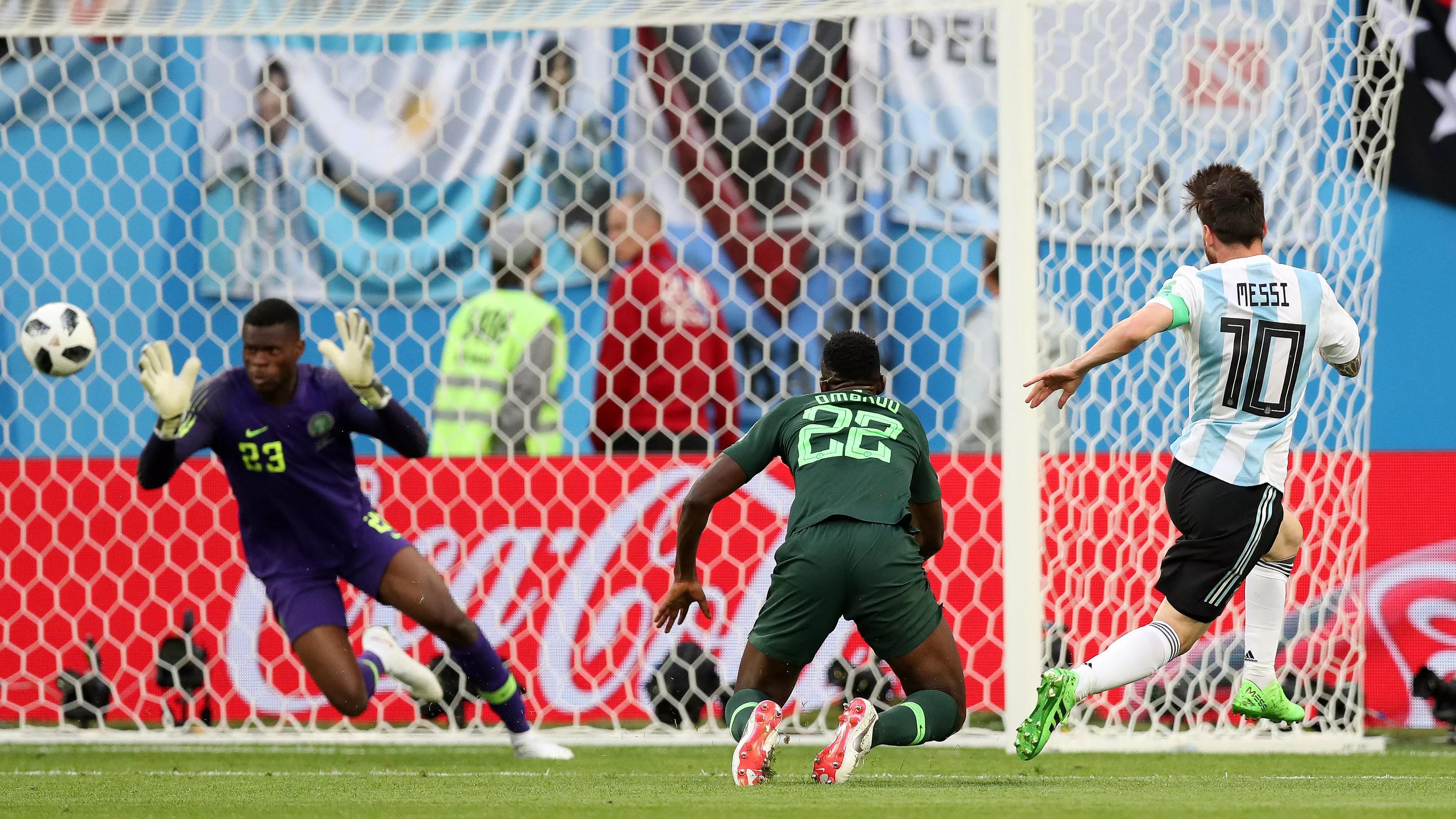 Lionel MESSI goal vs Nigeria, 2018 FIFA World Cup