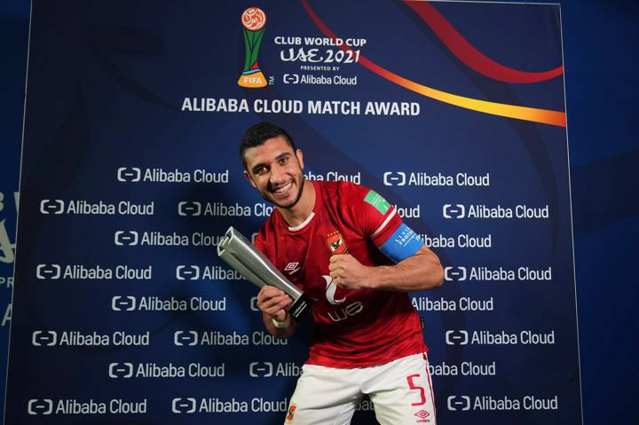 Rami Rabia poses with the Alibaba Cloud Match Award