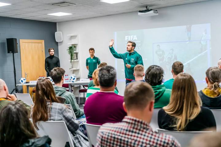 Antonio Buenaño - Football for Schools in Latvia