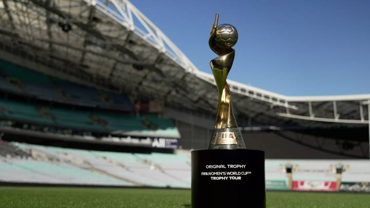 FIFA Women's World Cup Trophy at Stadium Australia