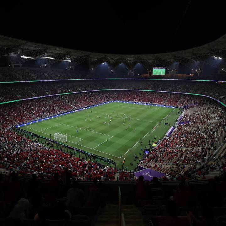 JEDDAH, SAUDI ARABIA - DECEMBER 18: A general view of the stadium during the FIFA Club World Cup Saudi Arabia 2023 Semi Final match between Fluminense and Al Ahly at King Abdullah Sports City on December 18, 2023 in Jeddah, Saudi Arabia. (Photo by Lars Baron - FIFA/FIFA via Getty Images)