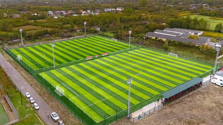 SAMTREDIA, GEORGIA - OCTOBER 18: The inauguration of the Kakha Kaladze Football Centre on October 18, 2024 in Samtredia, Georgia. (Photo courtesy of GFF)