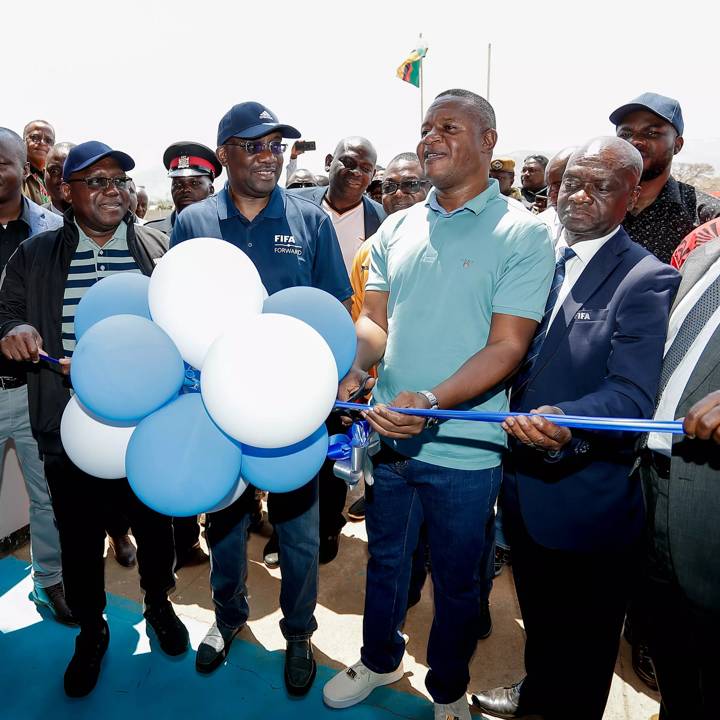 The David Kaunda Stadium in Chipata has undergone extensive renovation with FIFA Forward support