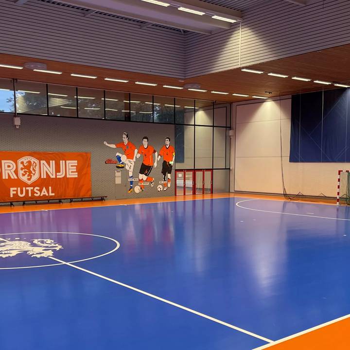 Futsal court in Zeist, The Netherlands, resurfaced with FIFA Forward funding