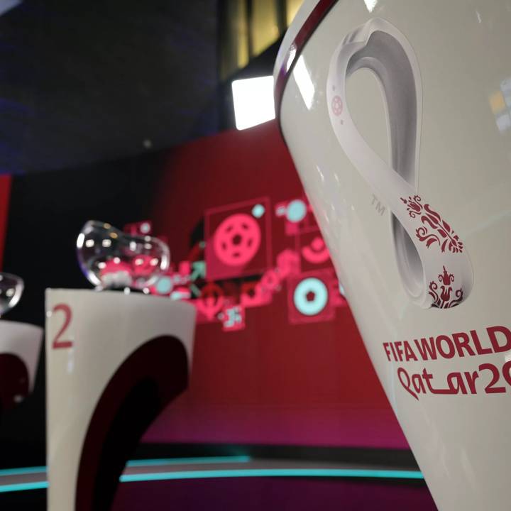 ZURICH, SWITZERLAND - NOVEMBER 29: General view prior to the FIFA World Cup Qatar 2022 OFC Preliminary draw in Zurich, Switzerland on November 29, 2021 in Zurich, Switzerland. (Photo by Alexander Scheuber - FIFA/FIFA via Getty Images)