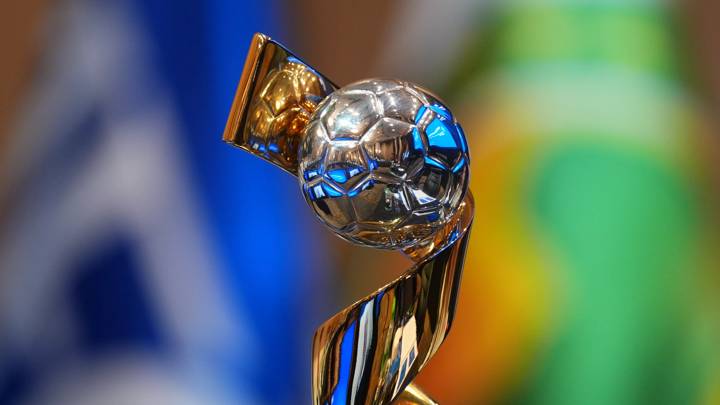 BANGKOK, THAILAND - MAY 15: A general view of the FIFA Women's World Cup trophy during the FIFA Council Meeting at The Athenee Hotel on May 15, 2024 in Bangkok, Thailand. (Photo by Pascal Bitz/FIFA)