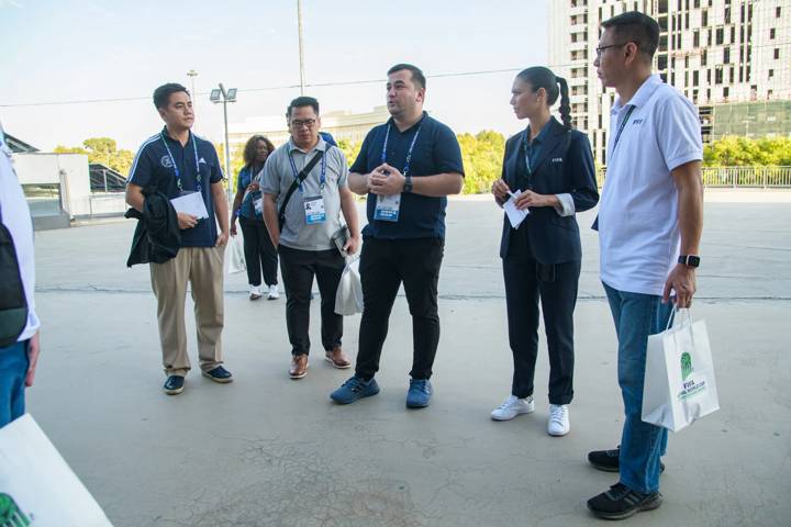 Guided tour across Humo Arena during 2024 FIFA Futsal World Cup