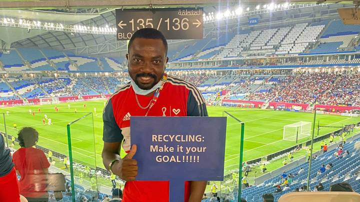 FIFA Sustainability Volunteer Gabriel Wusu