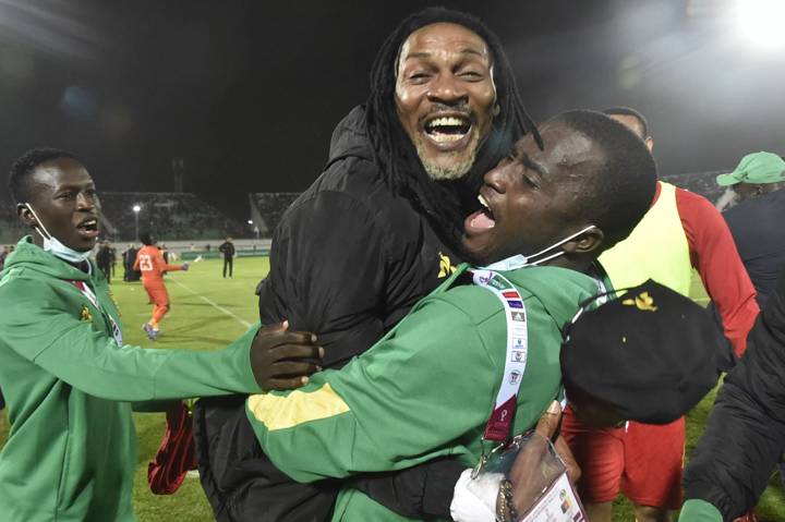 Rigobert Song after the win v Algeria