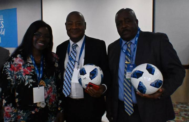 Football for Schools workshop in Jamaica