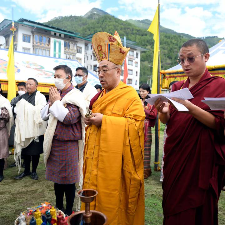 Ground-breaking ceremony of BFF (Bhutan Football Federation) new headquarter takes place on 15 August, 2022.