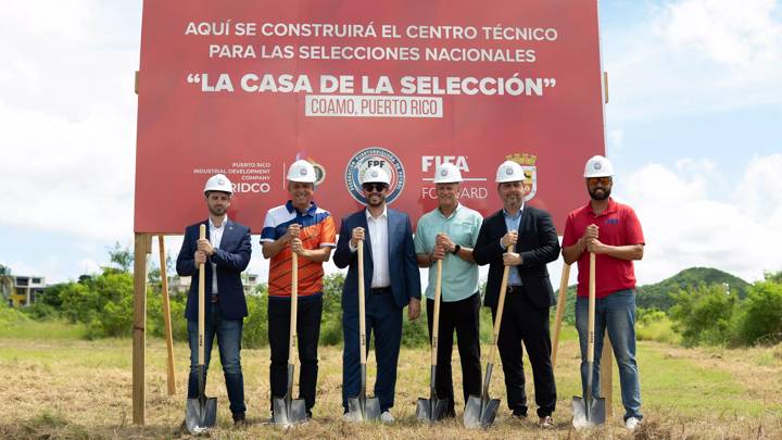 COAMO, PUERTO RICO - SEPTEMBER 25: Work commences on "La Casa de la Selección" (National Team Headquarters) on September 25, 2023 in Coamo, Puerto Rico. (Photo by Angel Rivera Lens)