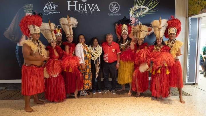 FAA'A,TAHITI - September 22: FIFA Secretary General Fatma Samoura arrives at Faa'a International Airport ahead of her visit to Tahiti on September 22, 2023 in Faa'a,Tahiti. (Photo by Ned Ah Tchoy/High Park)