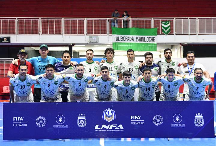 Alborada, team participant of the Liga Nacional de Futsal Argentina 2023. Photo: courtesy of of AFA Desarrollo