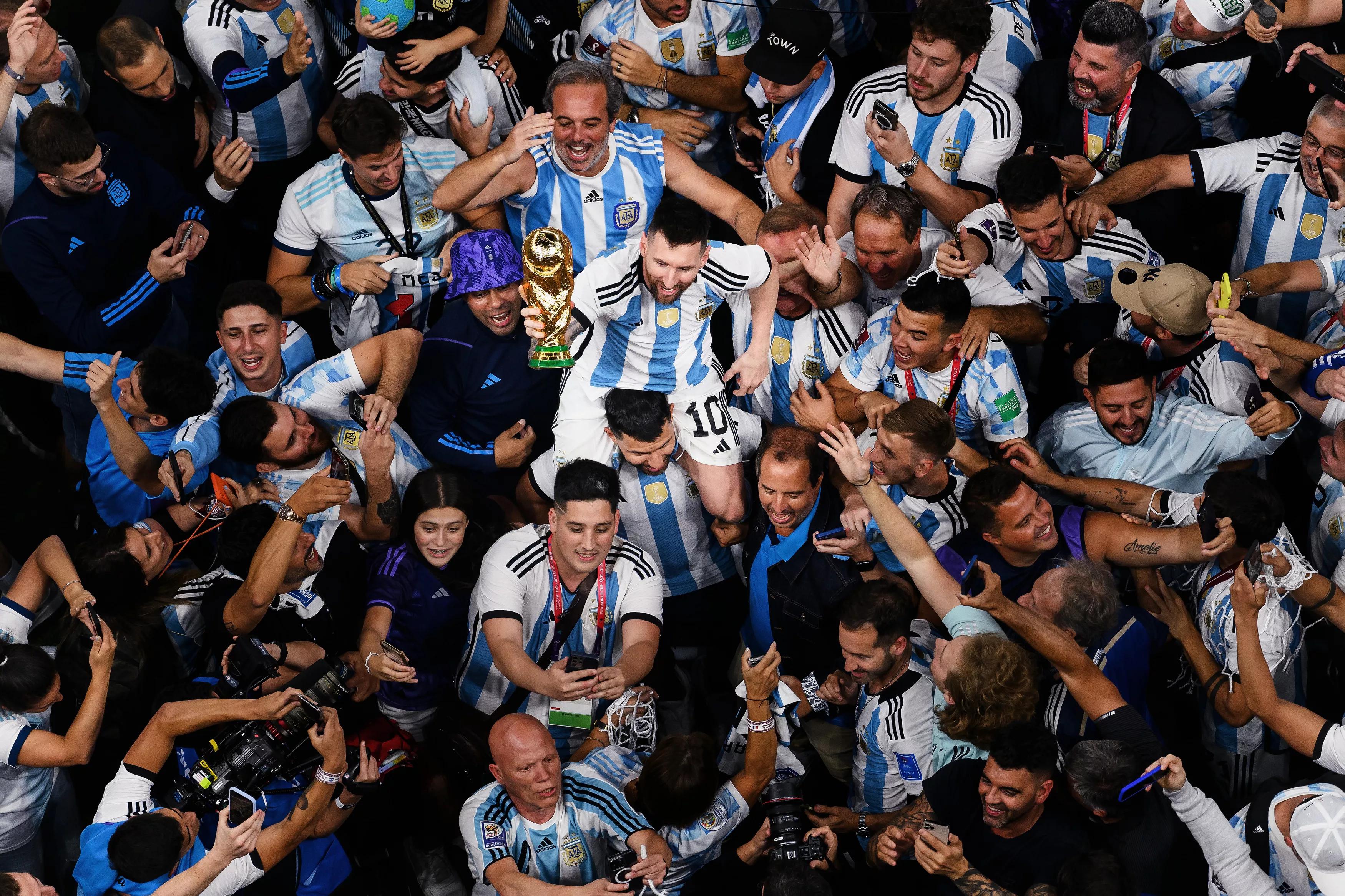 Adidas celebrates Messi's World Cup triumph