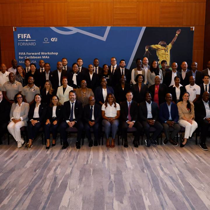 MIAMI, FLORIDA - OCTOBER 2: A general view of the FIFA Forward Workshop with Caribbean Member Associations in Miami, United States of America on October 2, 2023 (Photo by Eva Marie Uzcategui - FIFA/FIFA via Getty Images)