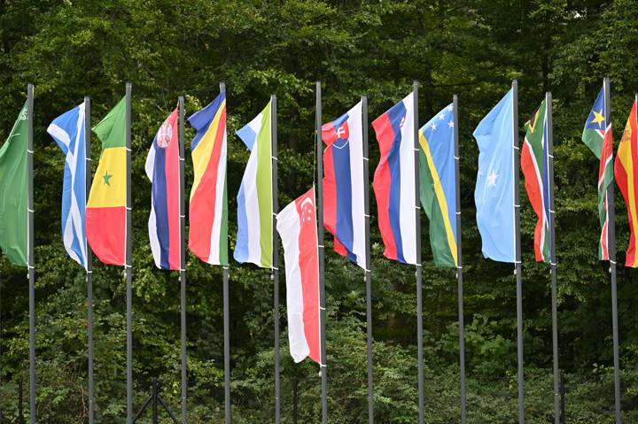 Singapore National Flag at Half-Mast at HoF