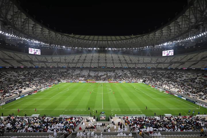 General view of the Lusail Stadium during the QNB Stars League match between Al Arabi and Al Rayyan