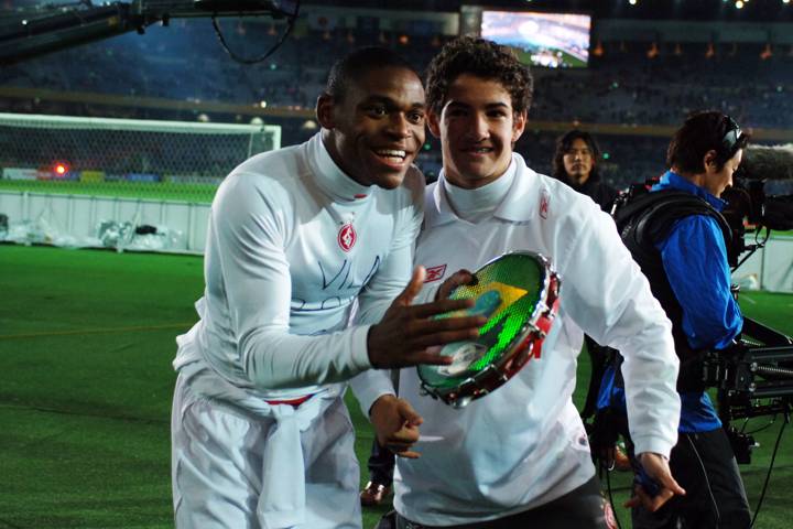 Luiz Adriano and Alexandre Pato of Internacional at Japan 2006