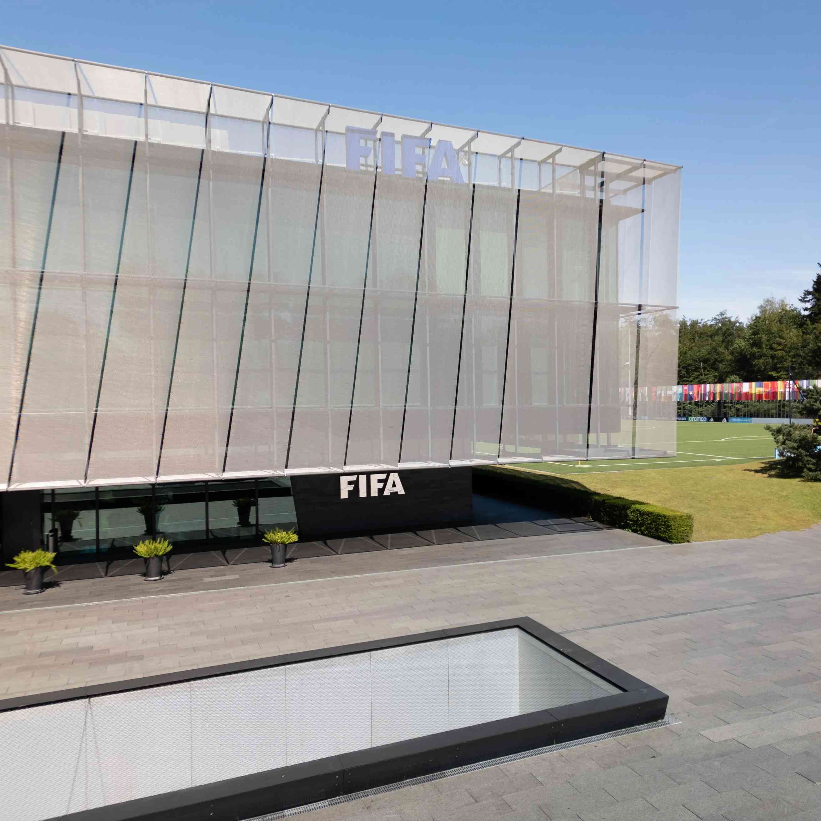 ZURICH, SWITZERLAND - JULY 10: General view of the Home of FIFA on 10 July, 2024 in Zurich, Switzerland. (Photo by Harold Cunningham - FIFA)