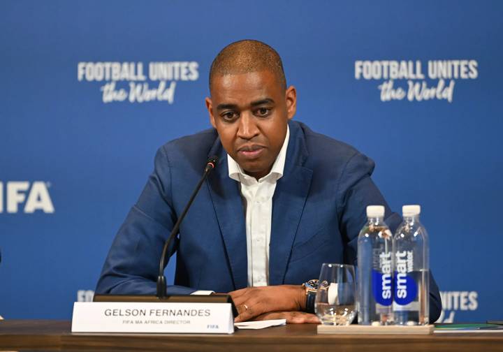 DUBAI, UNITED ARAB EMIRATES - FEBRUARY 23: FIFA Member Associations Director Africa Gelson Fernandes during the FIFA Anti-Racism Task Force on February 23, 2024 in Dubai, United Arab Emirates. (Photo by Tullio Puglia - FIFA/FIFA via Getty Images)