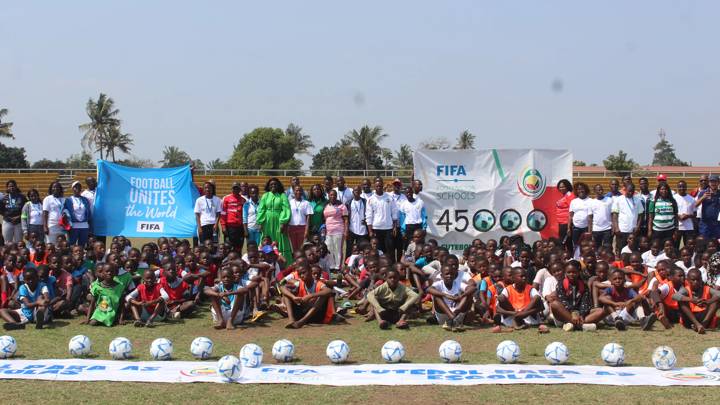 Football For Schools Launch in Mozambique