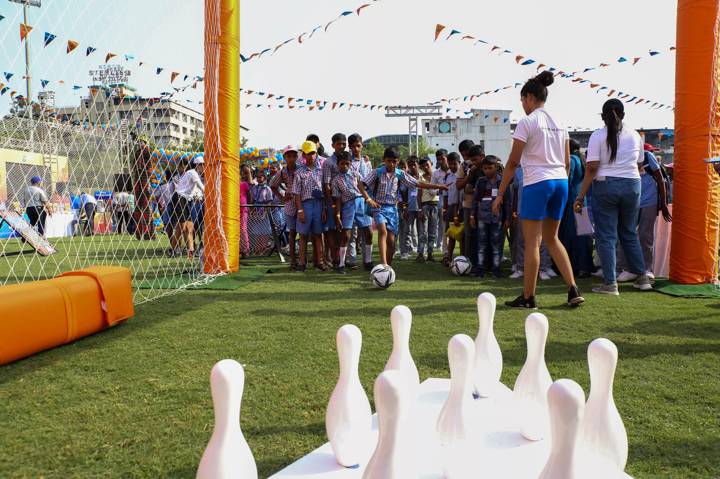 The NMMC Yashwantrao Chavan Ground in Navi Mumbai hosts the first ‘Kick Off The Dream™’ Football Carnival.