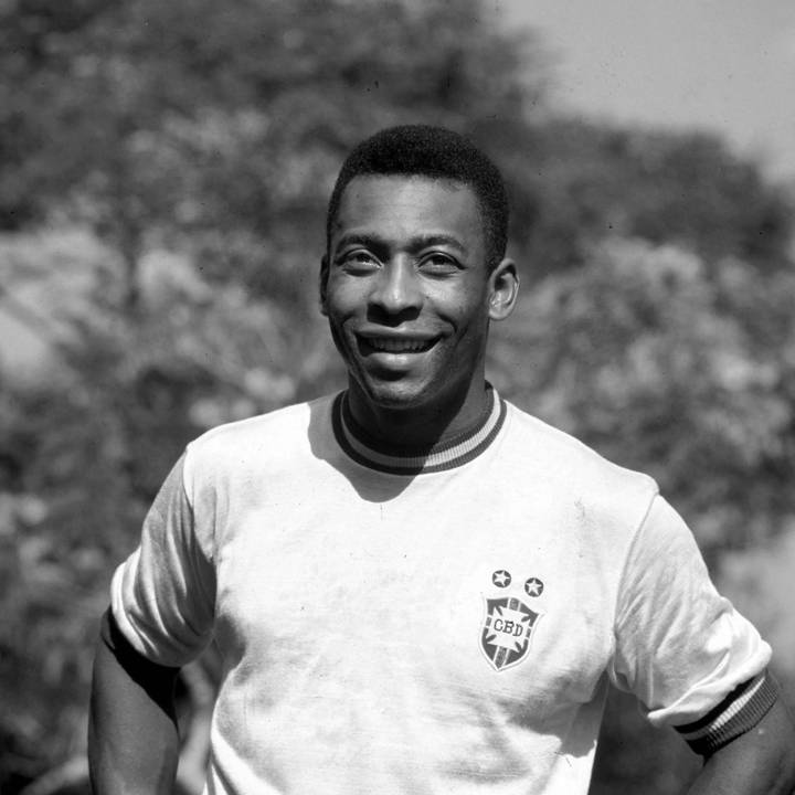 Football, Brazilian legend Pele, one of the stars of the victorious Brazil team of the 1970 World Cup Finals in Mexico (Photo by Popperfoto via Getty Images)